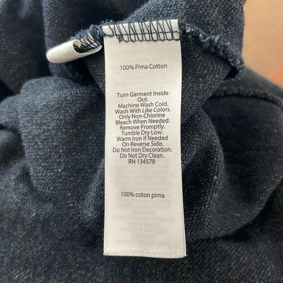 Vineyard Vines Quarter Zip Pullover 100% Pima Cotton Size Large - Picture 11 of 11